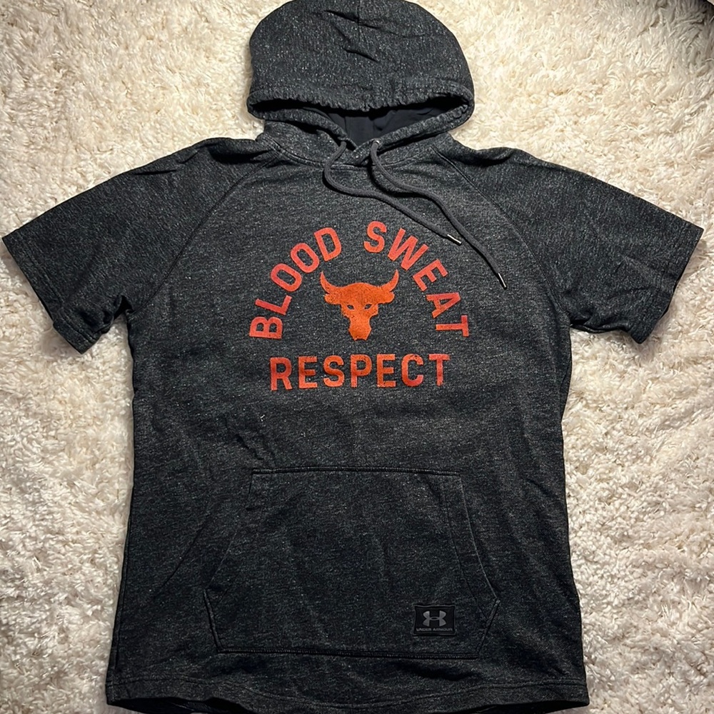 THE ROCK UNDER ARMOUR TEE HOODIE